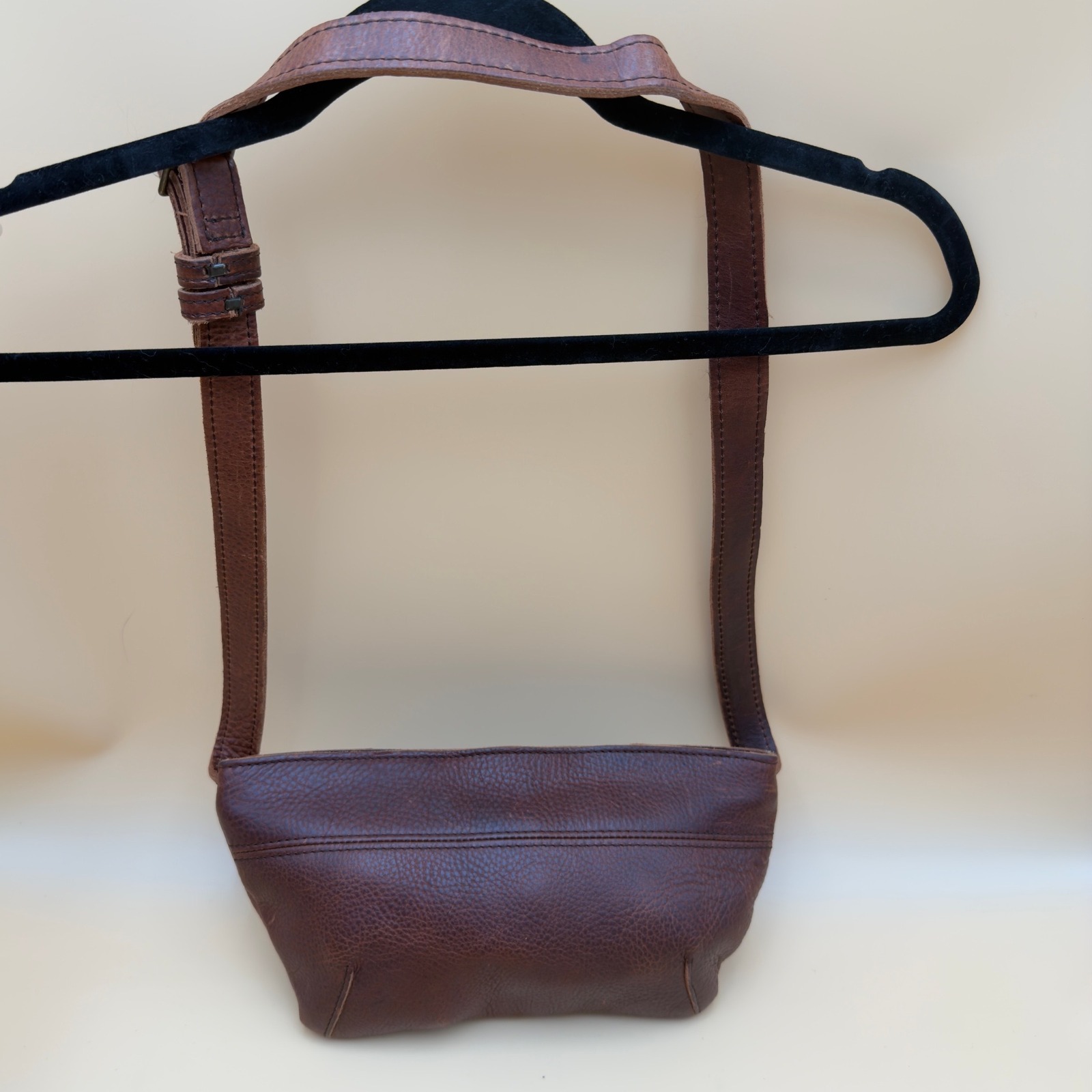 Lifetime Leather Crossbody Bag Women Small Brown Good Full Grain Cowhide Handbag